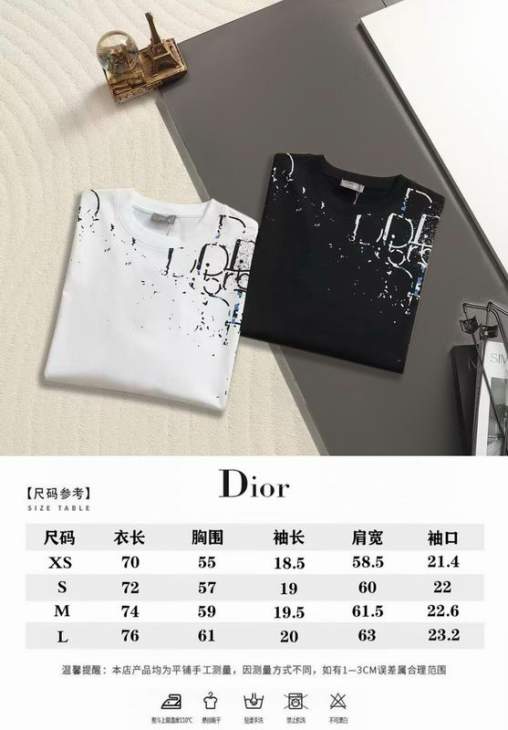 Dior T Shirts Short _SKUDiorXS-Lxetr28115421